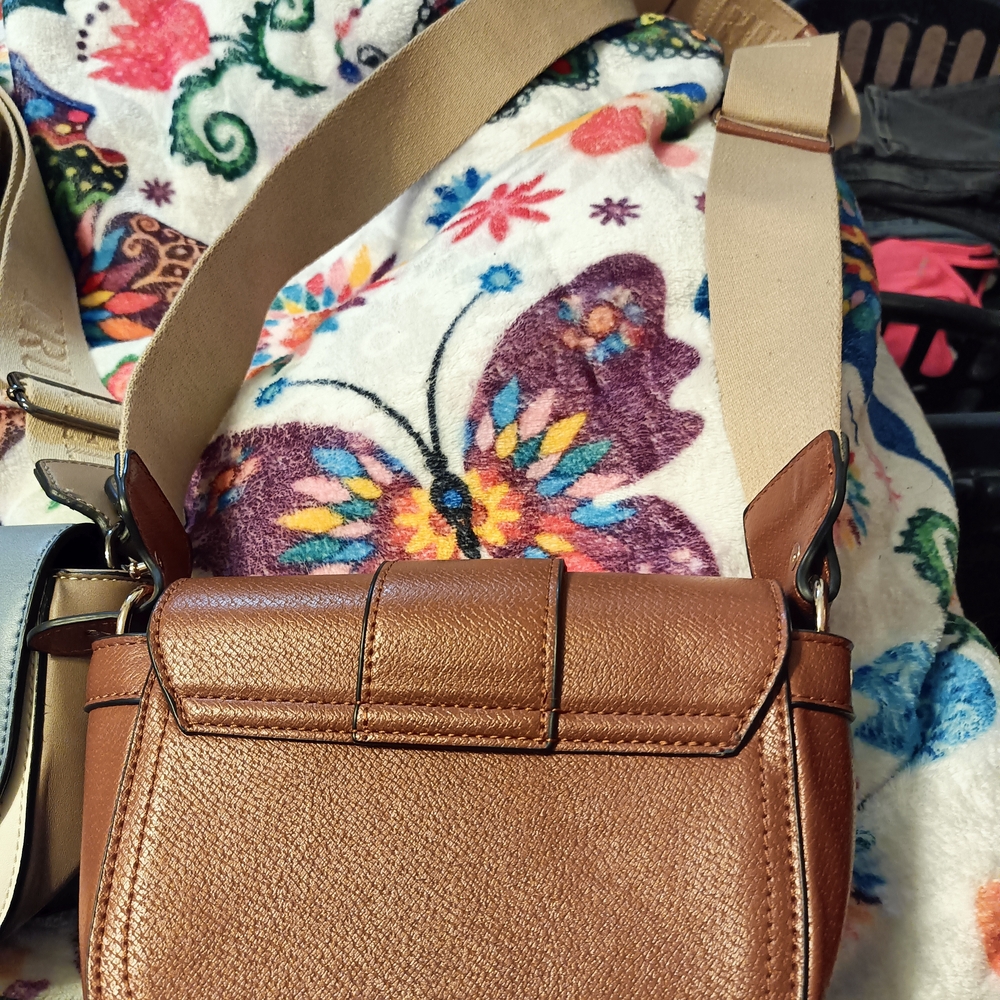 Brown Leather Crossbody Bag